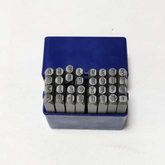 Фото клейма буквенные русские стальные 4мм